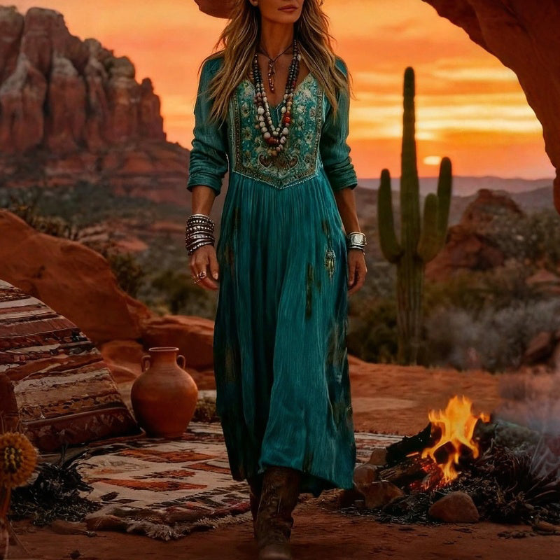 Georgina - Vestido Floral Vintage