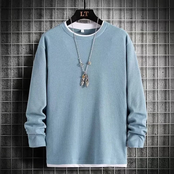 Loran - Sudadera Informal Holgada de Manga Larga