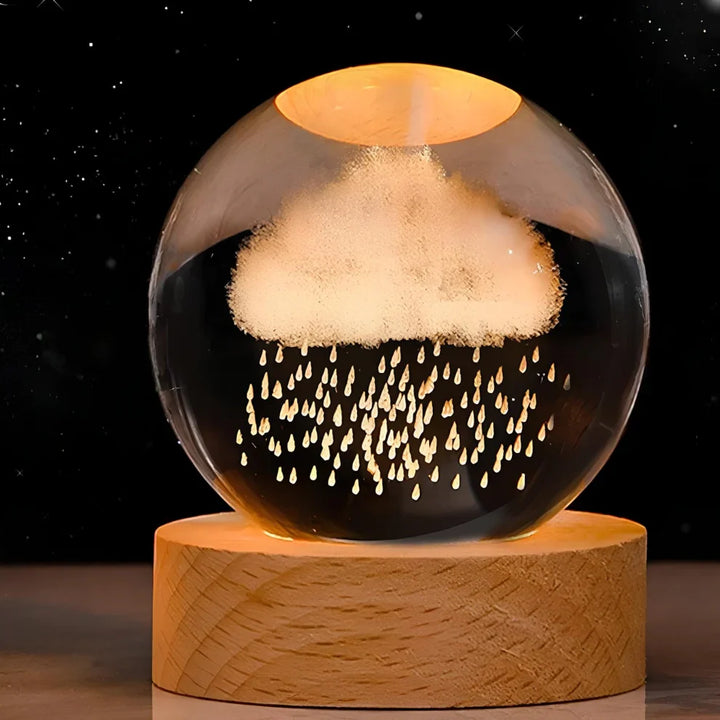 Glow Sphere – Lámpara Luminosa Con Bola De Cristal