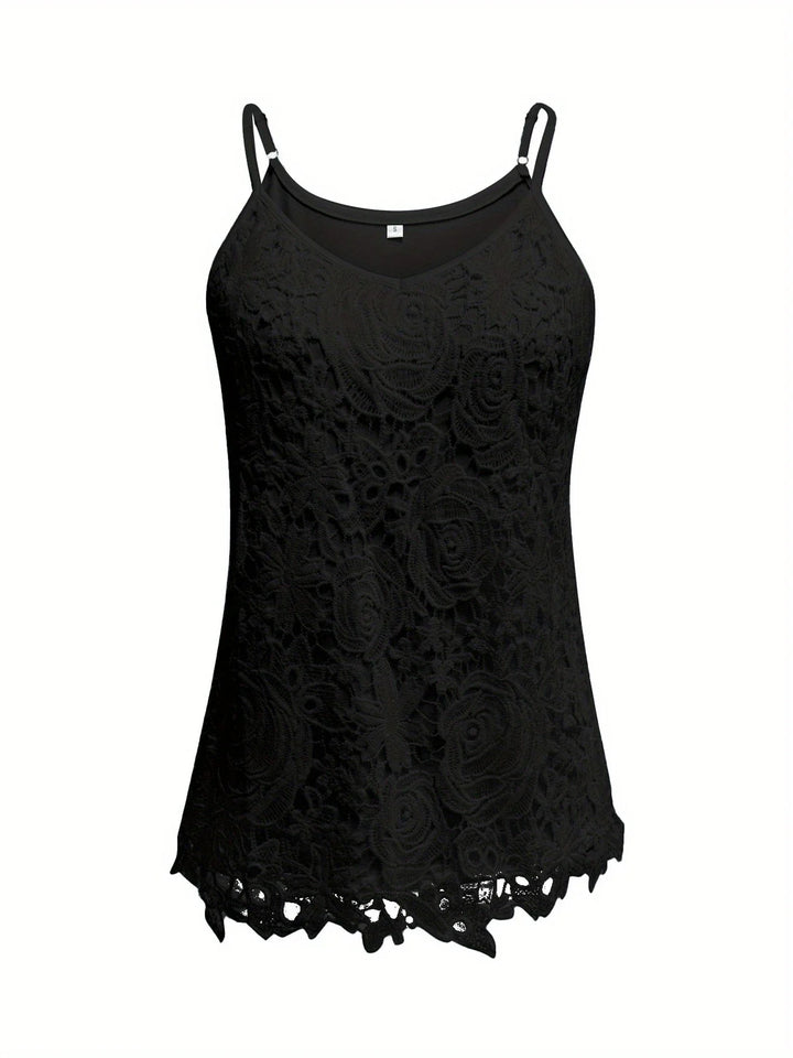 Juna - Elegante Sin Mangas Enlace Top Con Cuello En V