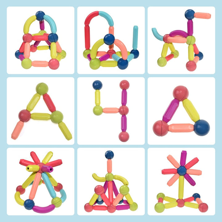 MagneticSticks - Desarrolla Tu Creatividad Juego De Juguetes Para Niños