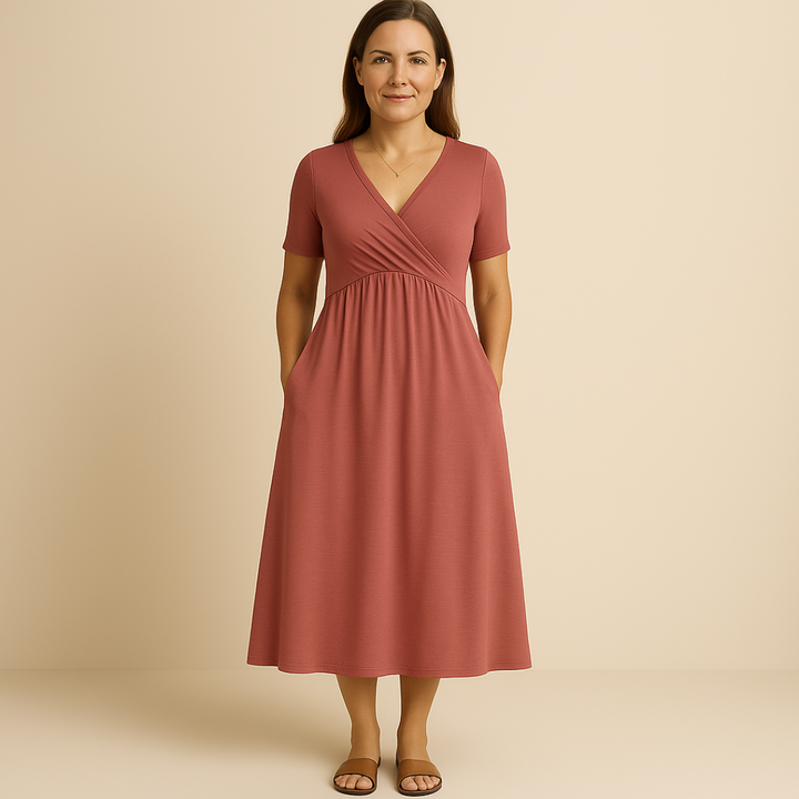 Bridgett - Vestido De Manga Corta