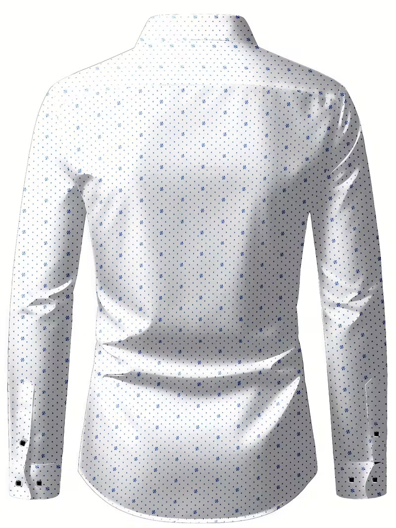 Spyros - Camisa De Manga Larga Con Botones En La Parte Delantera