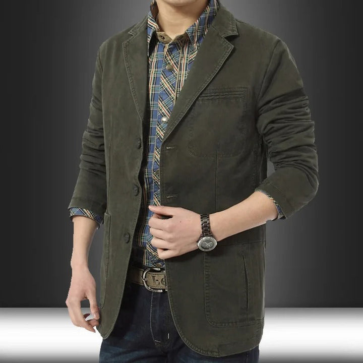 Yoram - Blazer Informal Holgado Estilo Británico