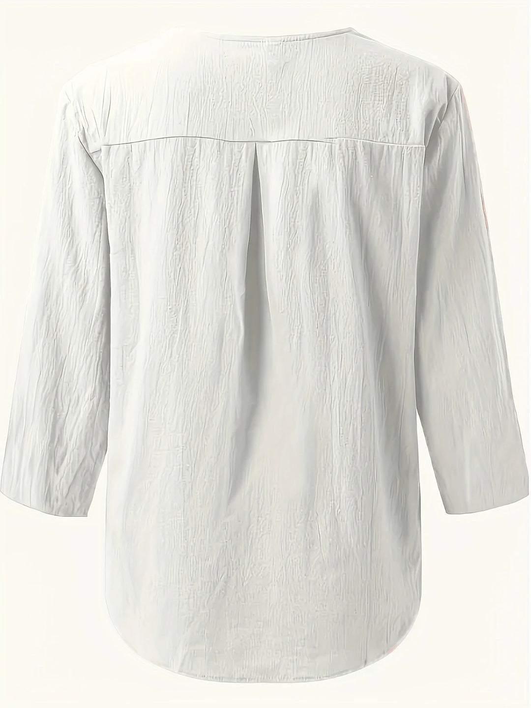 Mykaela - Blusa Informal De Algodón Y Lino