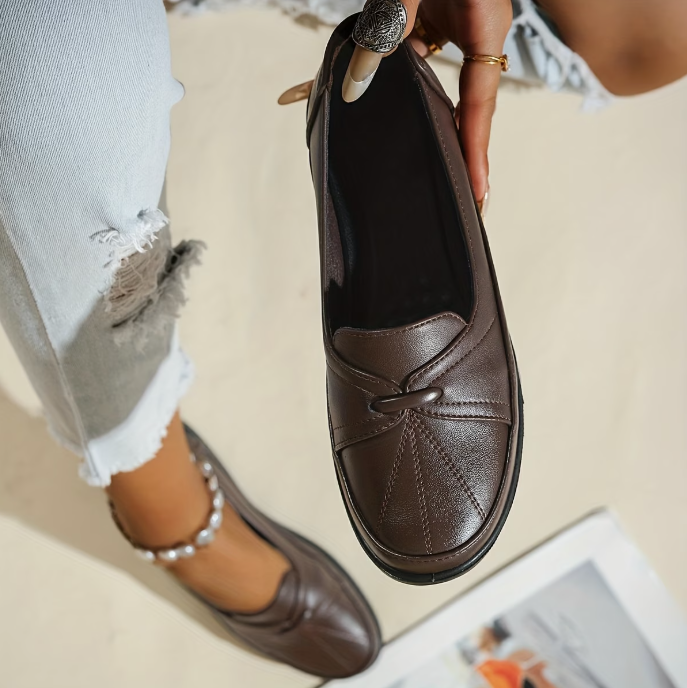 Logina - Mocasines De Imitación De Piel