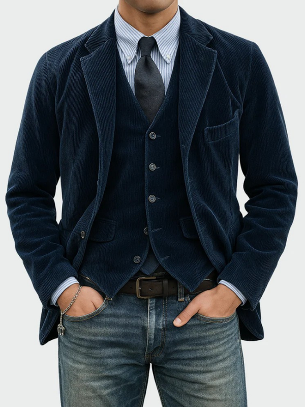 Gunnar - Blazer y Chaleco De Pana