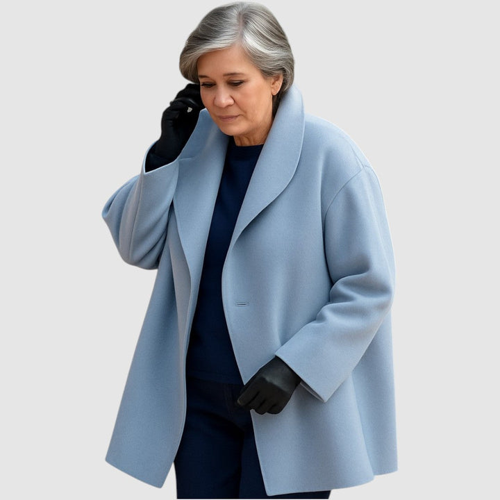 Plesette - Abrigo De Lana Cachemira Cortavientos