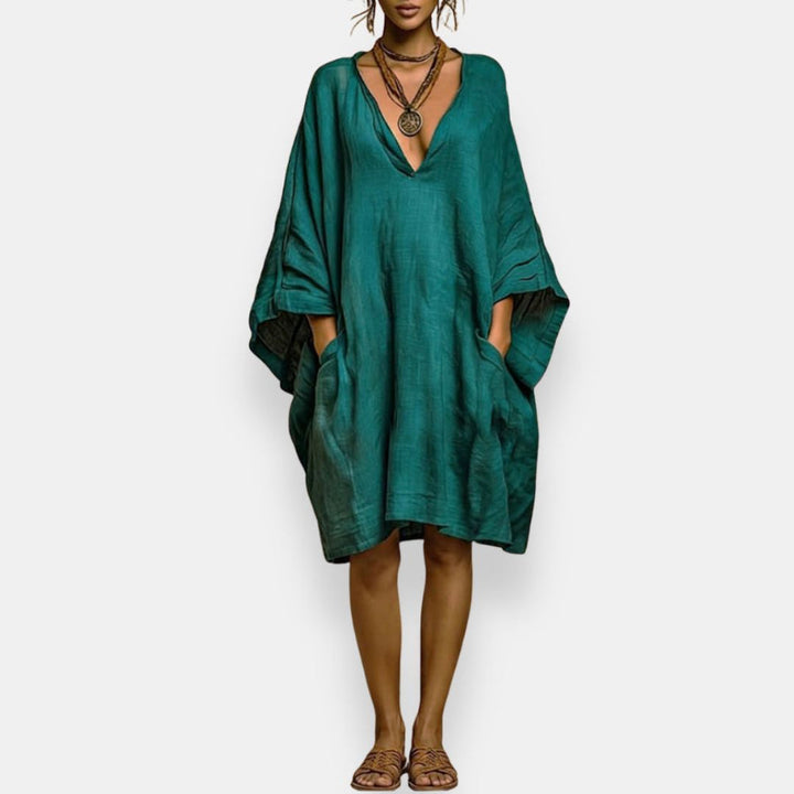 Diaraye - Vestido Holgado De Corte Bajo