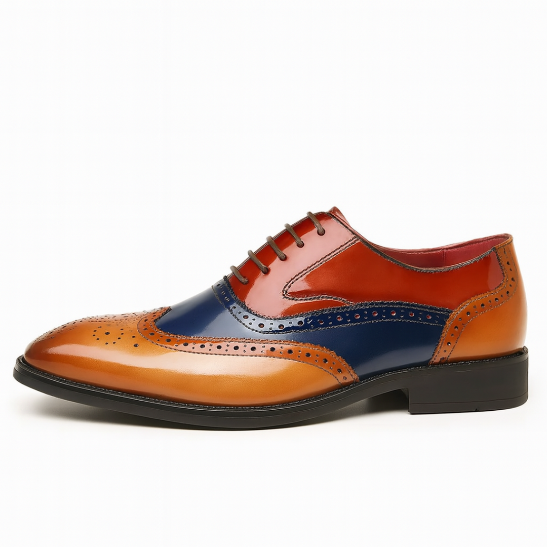 Shimon - Zapatos Óxford De Cuero