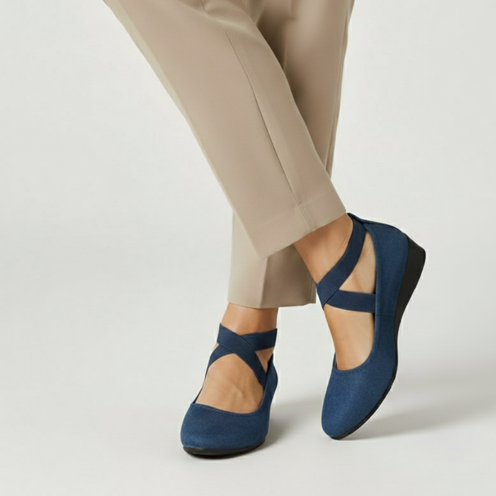 Dalida – Zapatos Ortopédicos Con Correas Cruzadas
