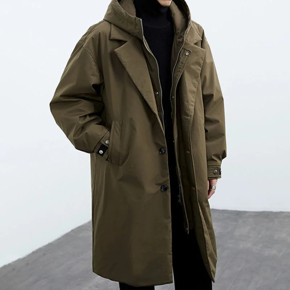 Broman - Chaqueta Impermeable Con Capucha y Bolsillos