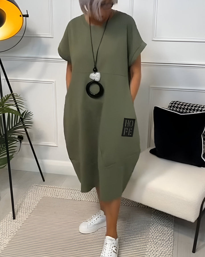 Jocelyn - Vestido Informal y Cómodo Con Bolsillos