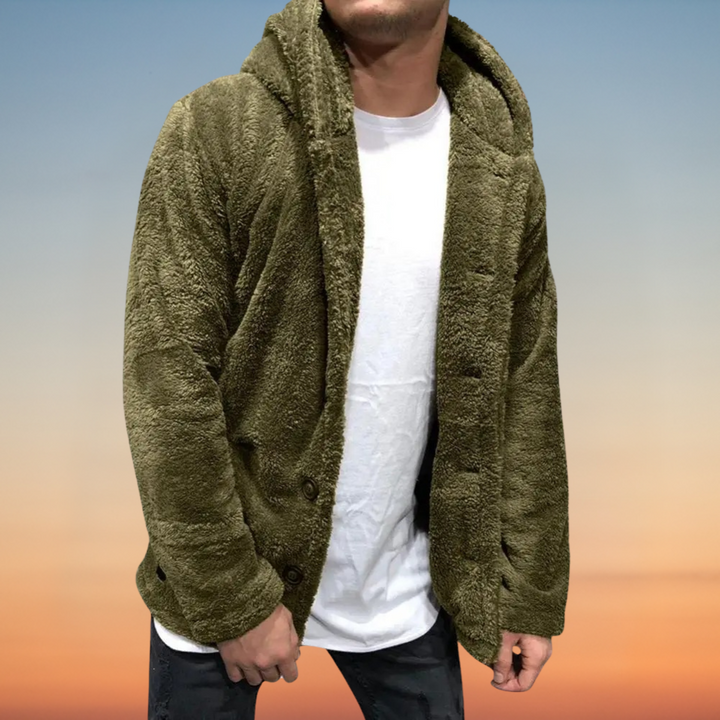 Lars – Abrigo De Invierno De Felpa Cálido