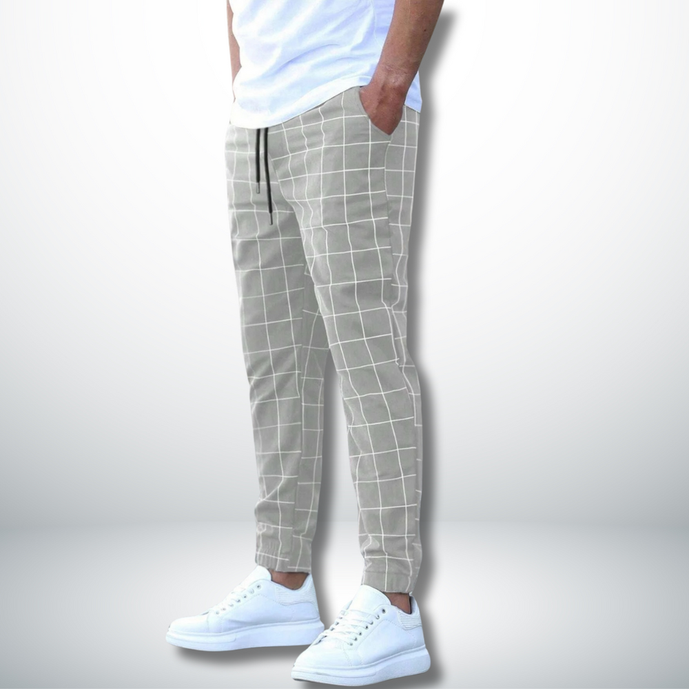 Doriano - Cómodos Pantalones de Cuadros