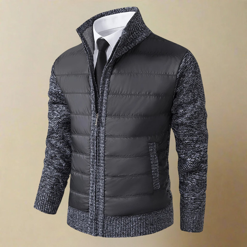Feodor - Chaqueta Cálida con Cremallera y Cuello Alto