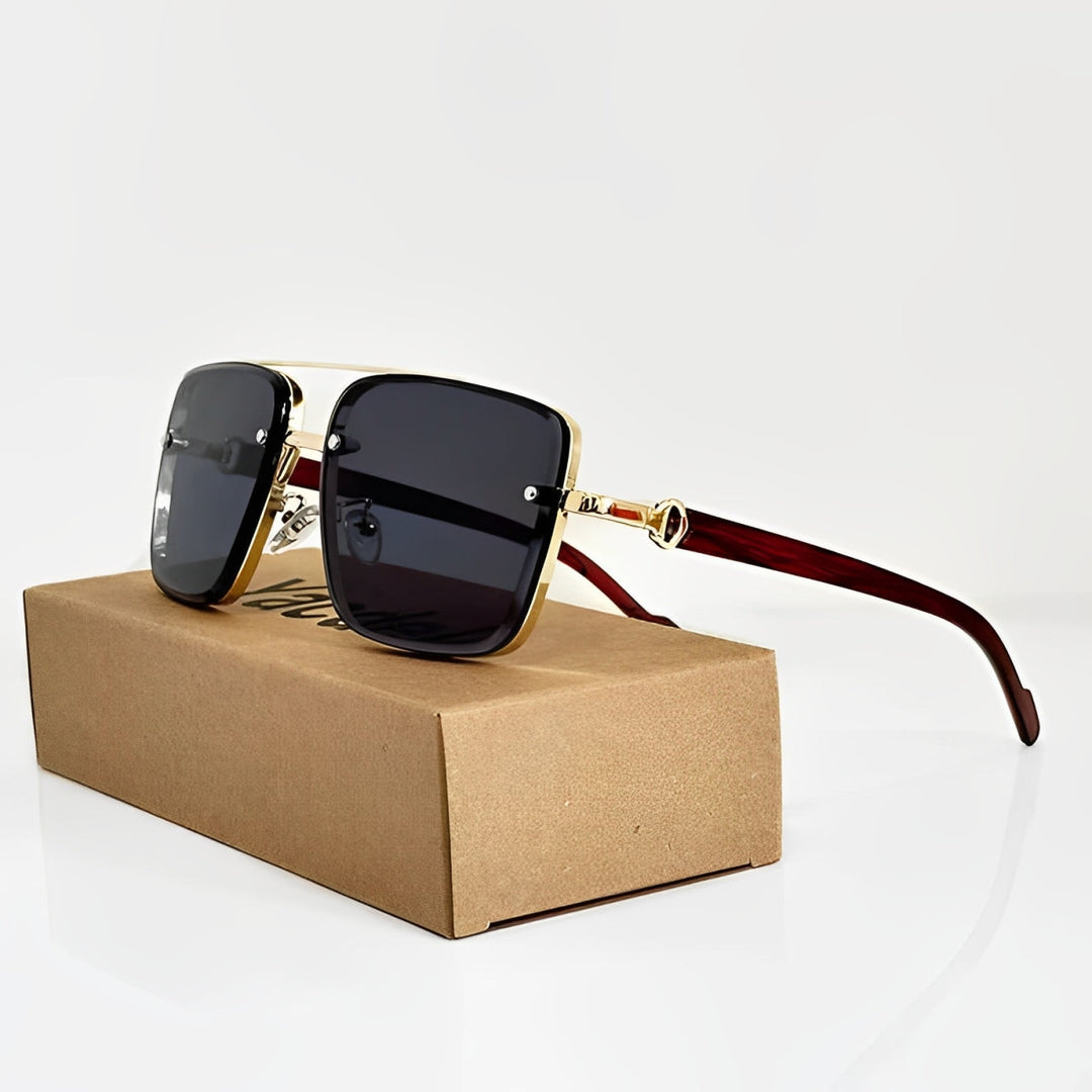 MetroLens - Gafas De Sol Cuadradas Con Doble Puente