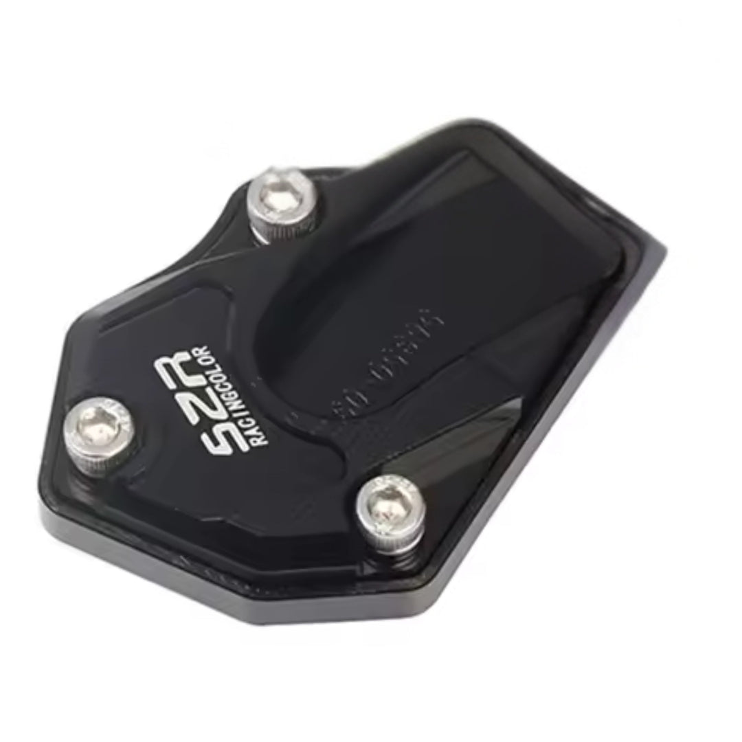 BalanceGuard - Placa De Extensión Para El Caballete Lateral De La Motocicleta Almohadilla De Apoyo Para Los Pies