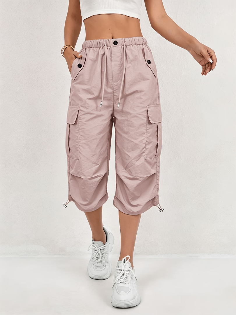 Nanna - Pantalones Cargo De Tres Cuartos Muy Cómodos