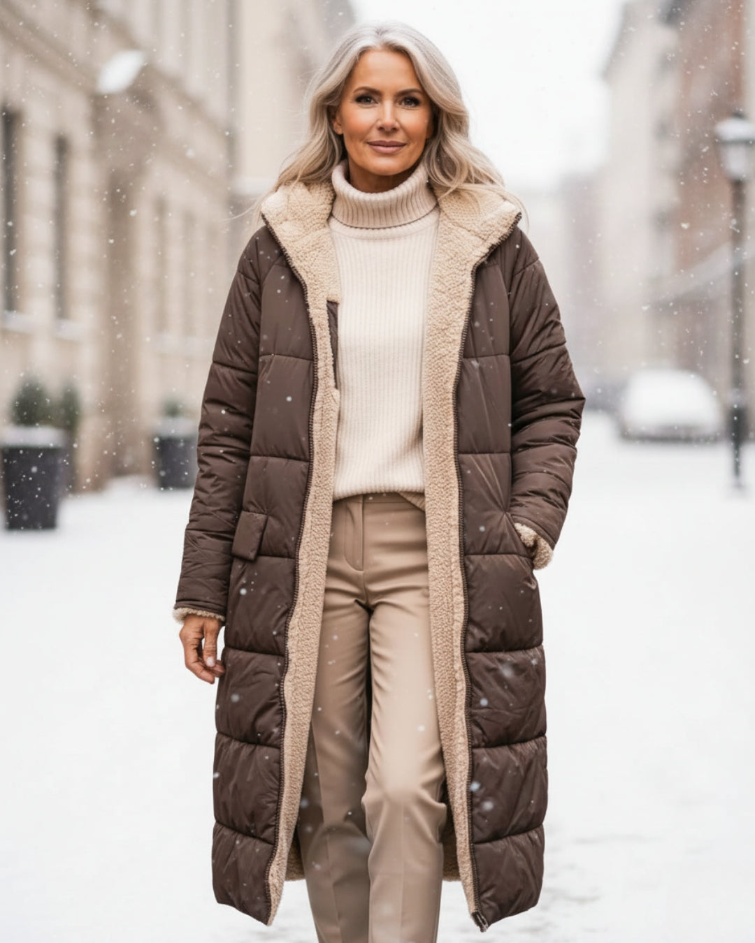 Kiriaki - Chaqueta De Invierno Sherpa