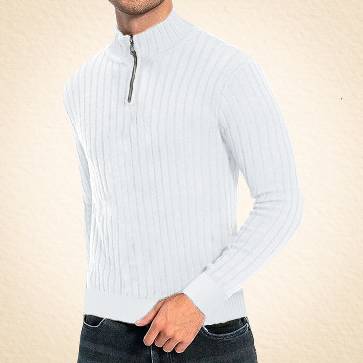 Zaccheo - Jersey Informal De Cuello Alto Con Cremallera