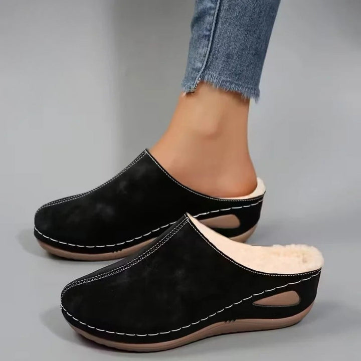 Lirona - Mocasines Cómodos Sin Cordones Con Forro Polar