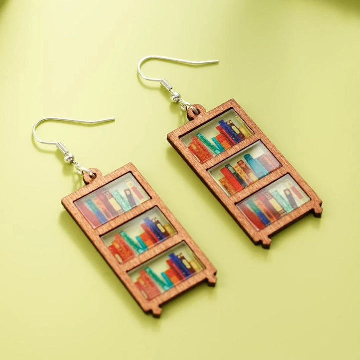 Kamia - Par de Pendientes para Amantes de Los Libros