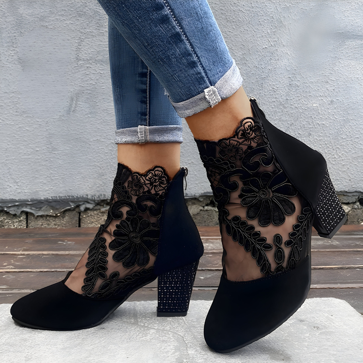 Elizaveta - Ortopédicos Patrón Floral Zapatos
