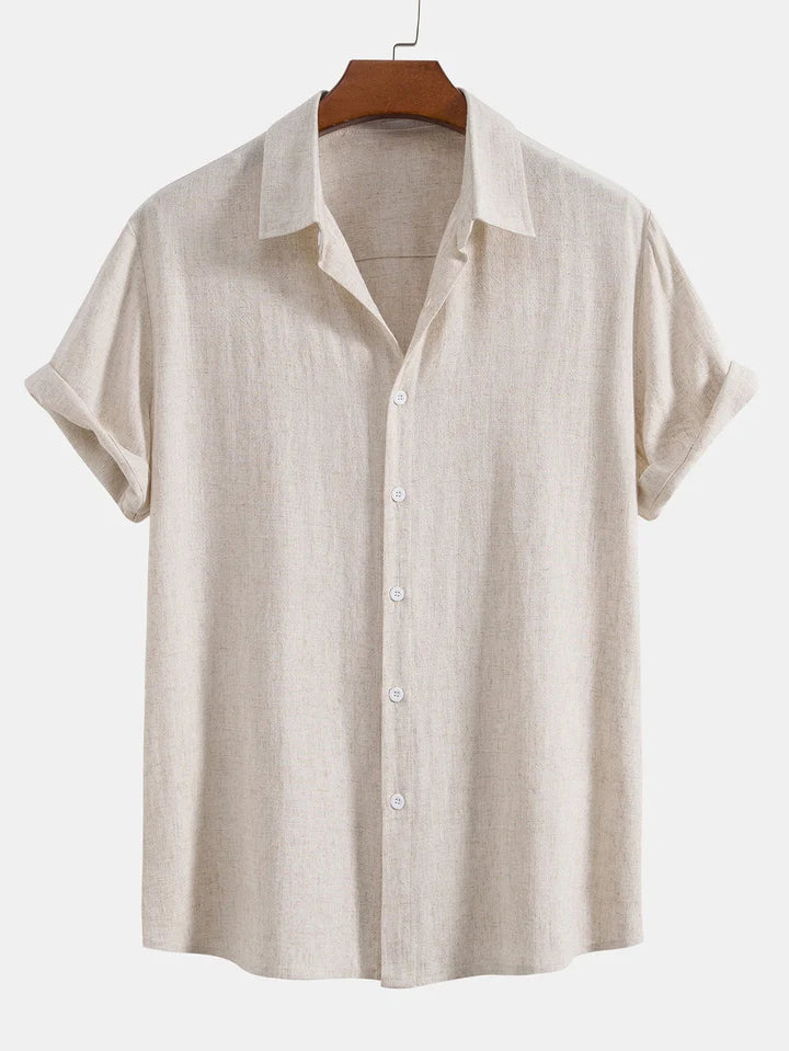 Booker - Camisa De Mezcla De Lino Con Pantalón Recto