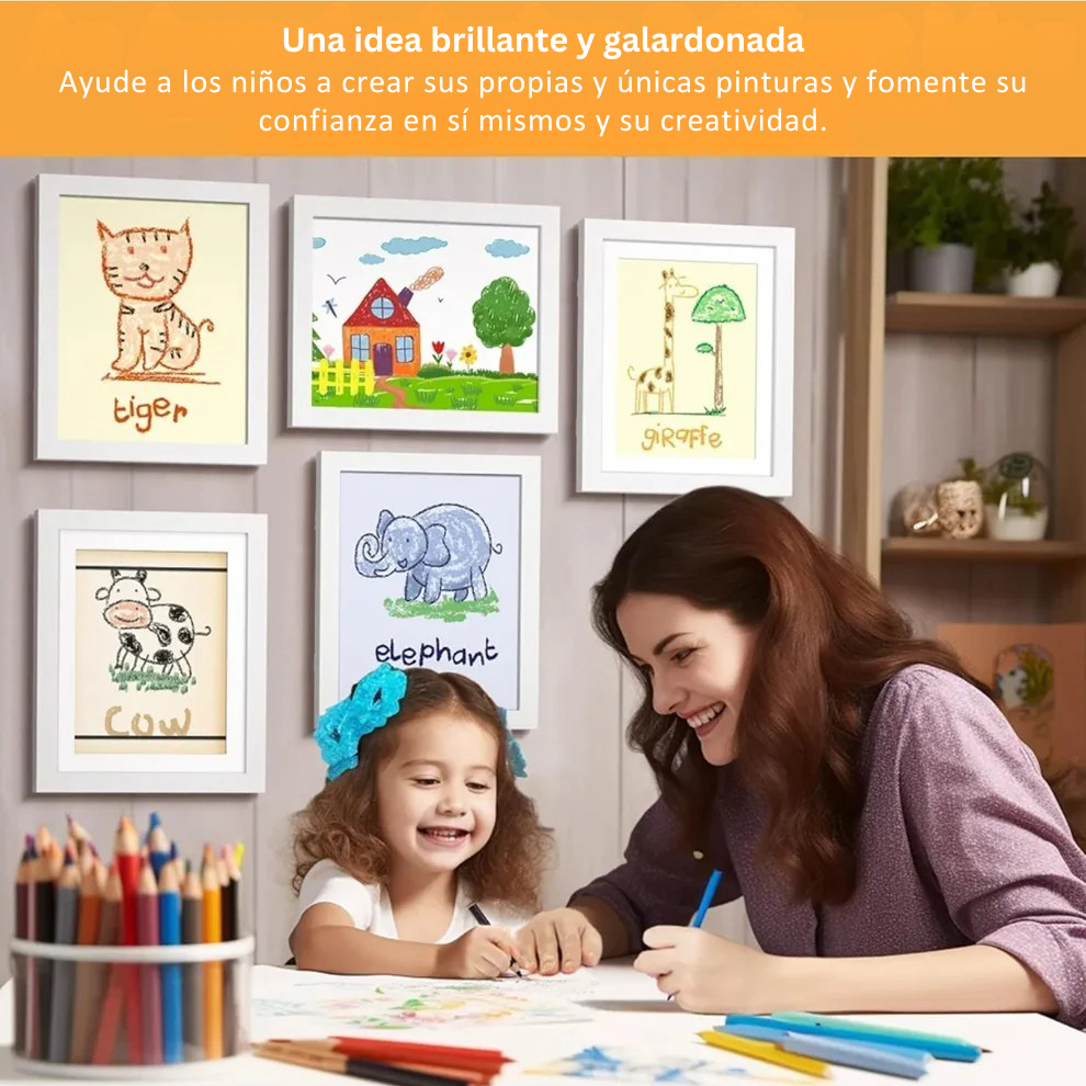 ArtKid - Marco Magnético Para Exhibir Obras De Arte De Niños