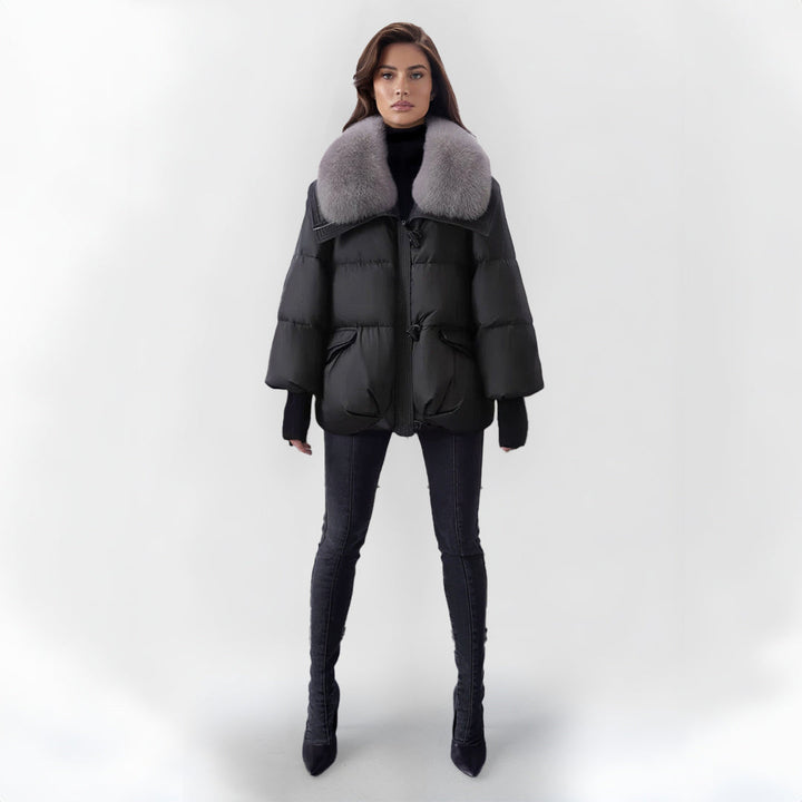 Charleen - Estiloso Chaqueta de Piel Sintética