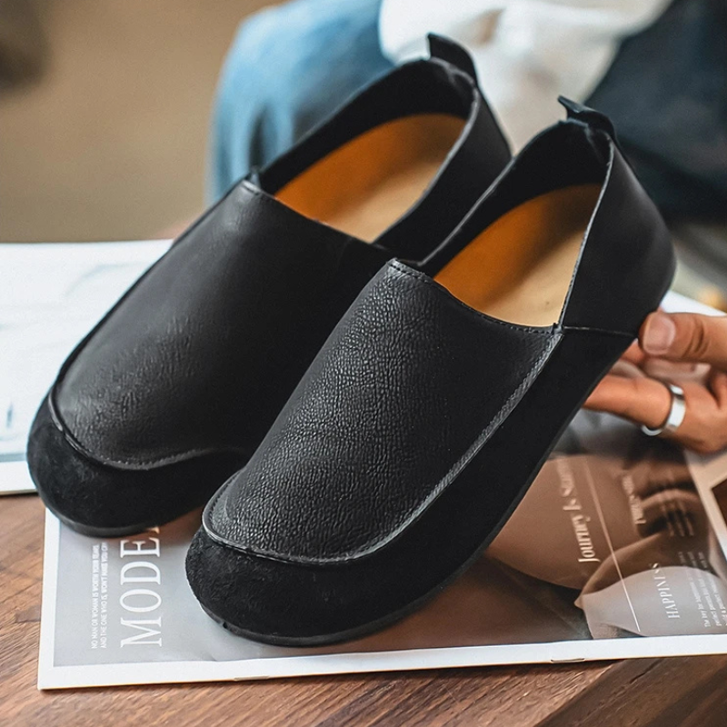 Hersch - Zapatos Cómodos De Cuero
