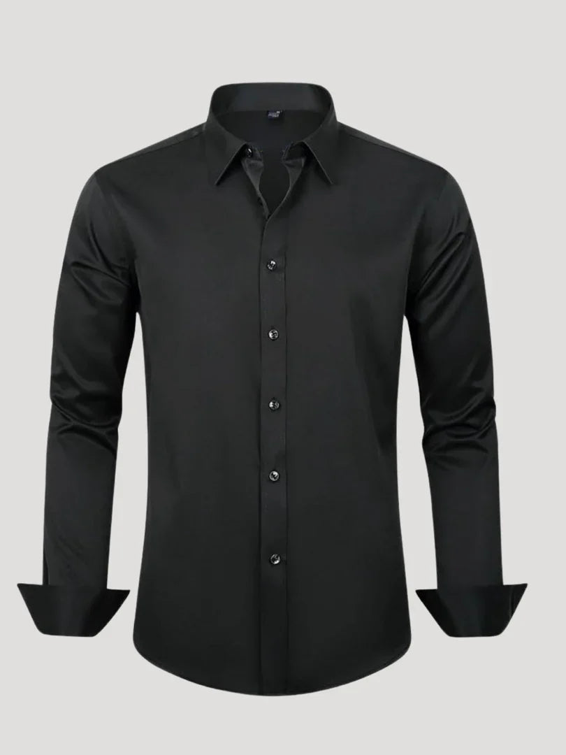 Bordon - Camisa Elástica Sin Planchar Con Botones