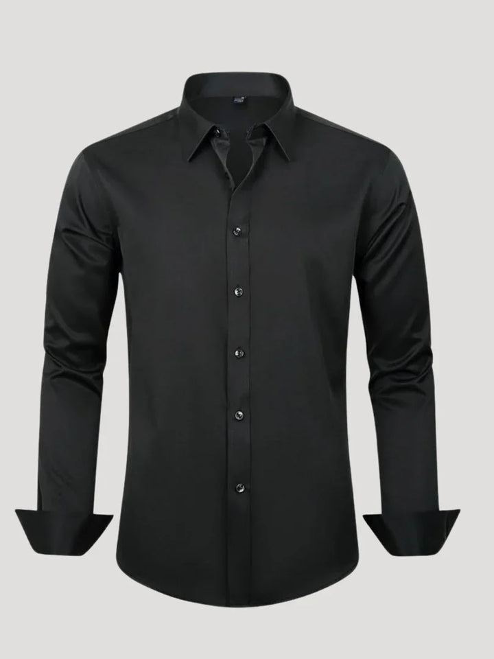 Bordon - Camisa Elástica Sin Planchar Con Botones