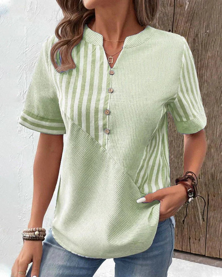Lilly - Blusa De Rayas Suaves