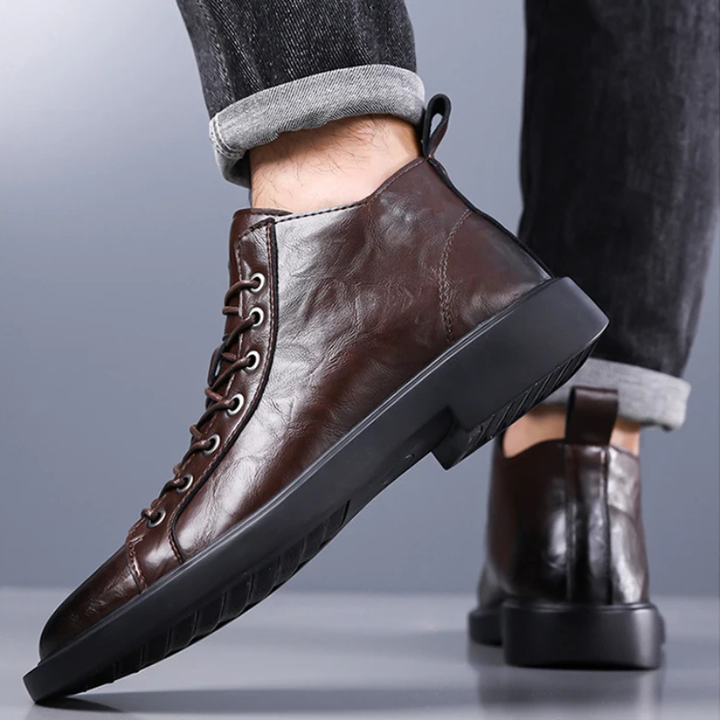 Ailton - Botas De Cuero Con Cordones