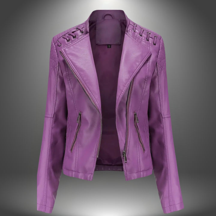 Lilia - Chaqueta De Cuero Prémium
