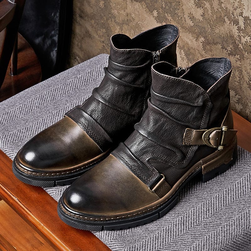 Arjen - Botas Moteras De Piel