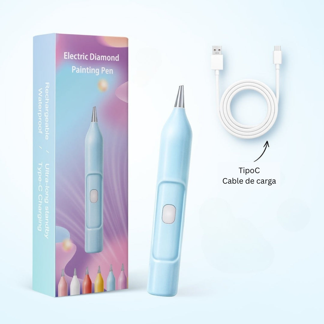 DazzleDot - Diamante Eléctrico Rotulador de Pintura 6 Colores