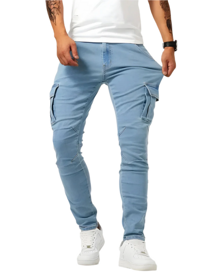 Gusman - Pantalones Elásticos Cargo