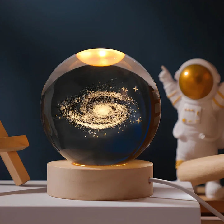 Glow Sphere – Lámpara Luminosa Con Bola De Cristal