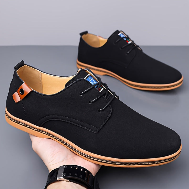 Muoja - Zapatos Con Cordones De Piel Sintética