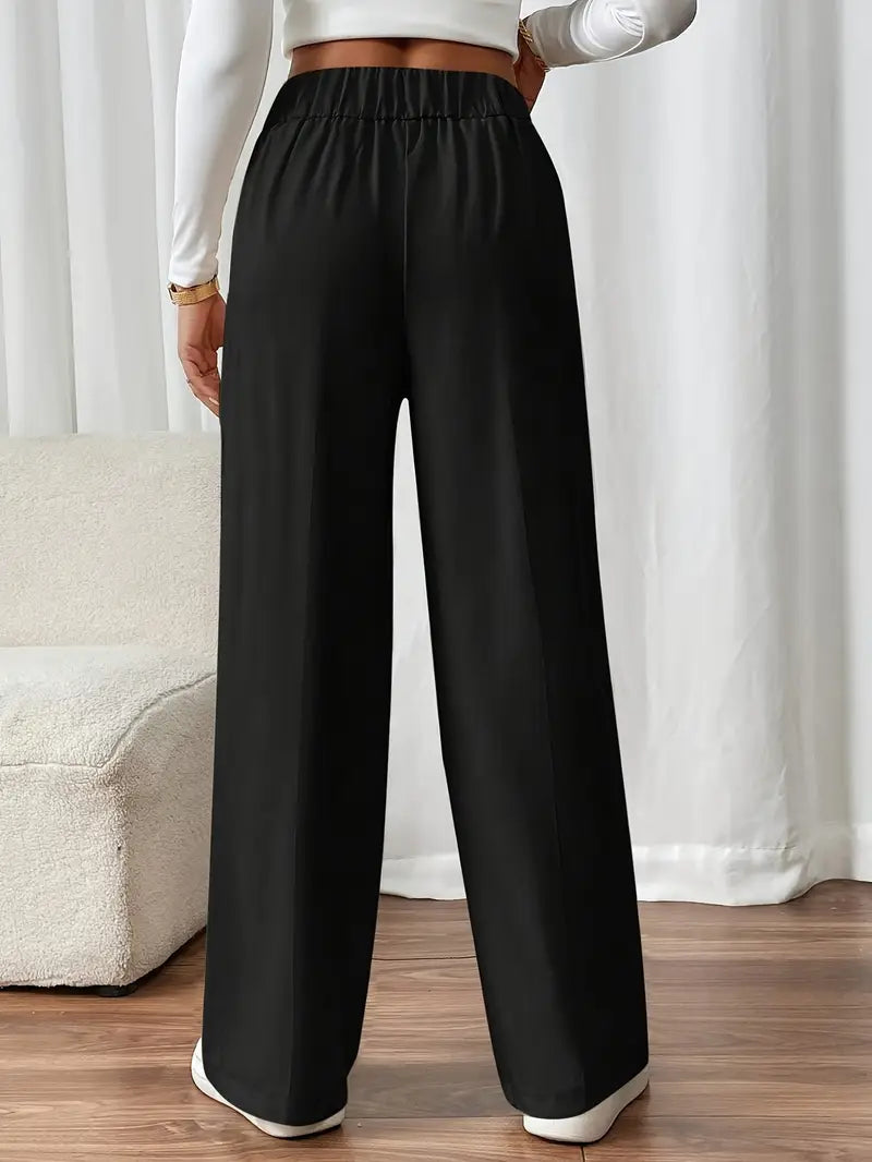Orvella - Cómodos Pantalones Anchos Con Bolsillos