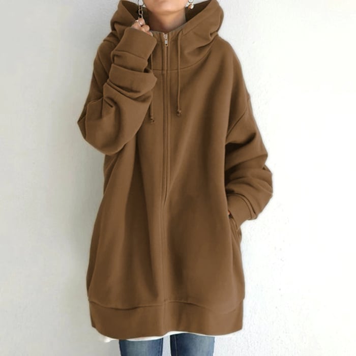 Sylvie - Acogedora Sudadera Con Capucha Sobredimensionado