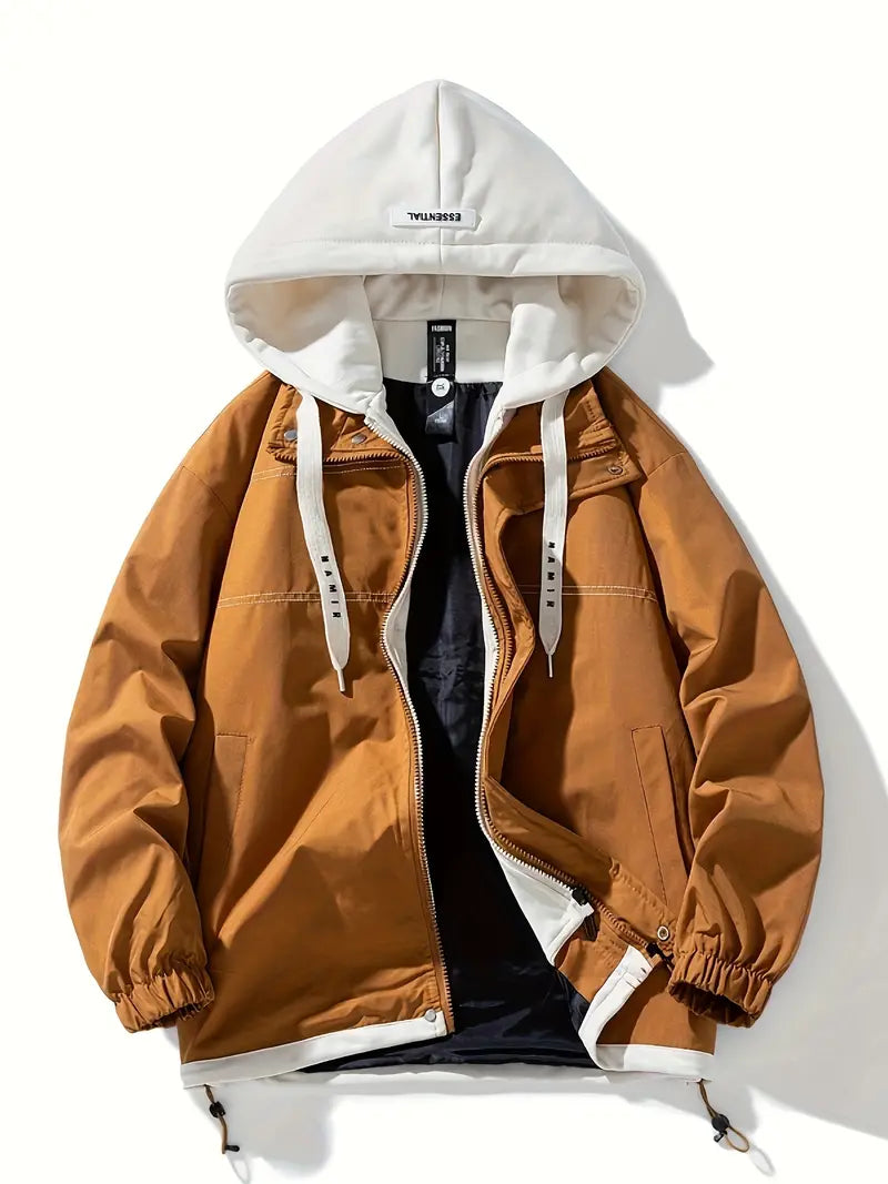 Carson - Chaqueta Informal Con Capucha y Bolsillo