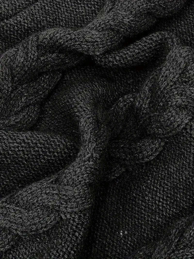 Narda - Cable Grueso De Punto Cuello Alto Vestido