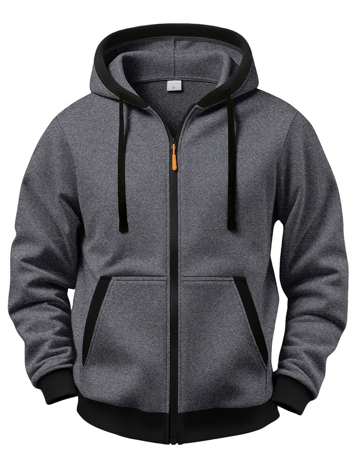 Mussoline - Casual Long Sleeve Winter Hooded With Zipper