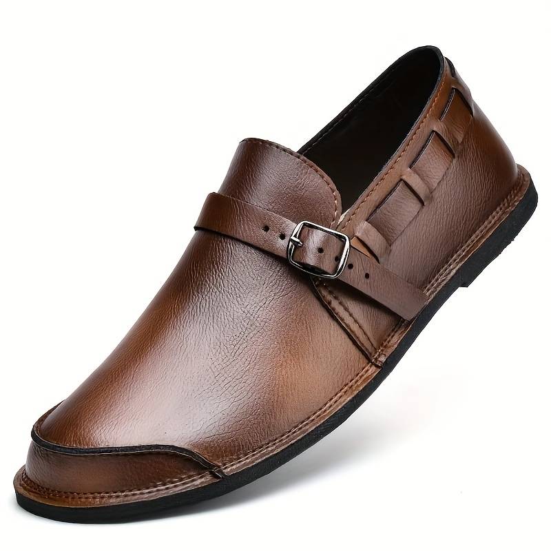Efraim - Mocasines Cómodos de Estilo Retro Sin Cordones