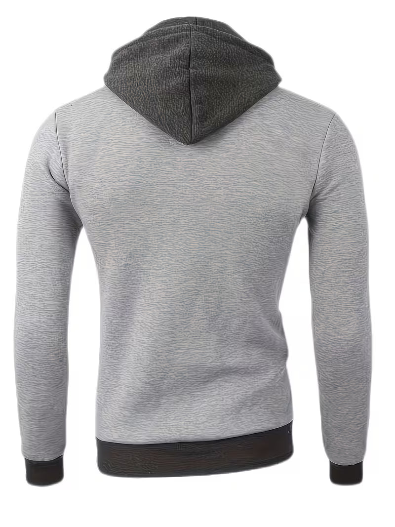 Griffiths - Sudadera con Capucha Manga Larga y Cremallera de un Cuarto