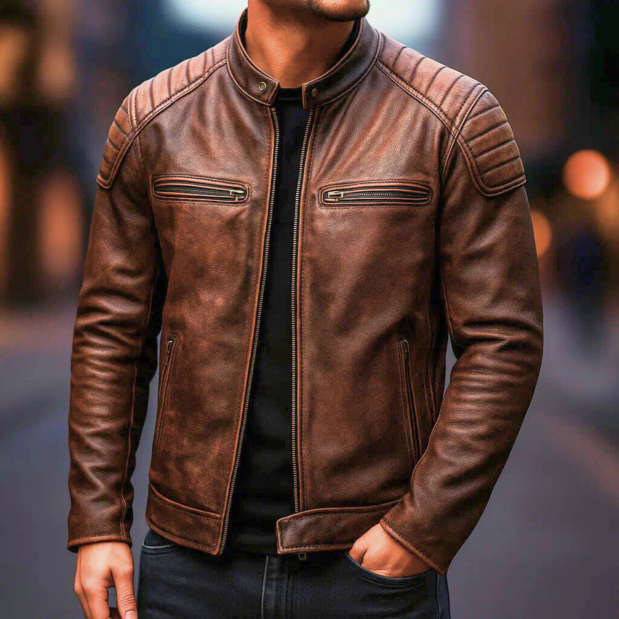 Samer - Chaqueta De Cuero De Primera Calidad
